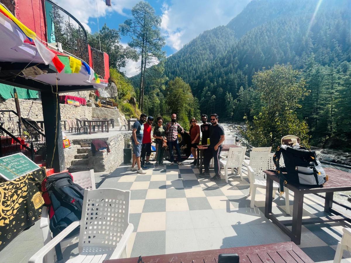 Shanti Cafe & Hostels Kasol Kültér fotó